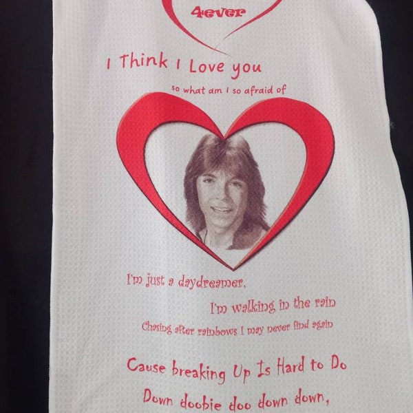 David Cassidy tea towel