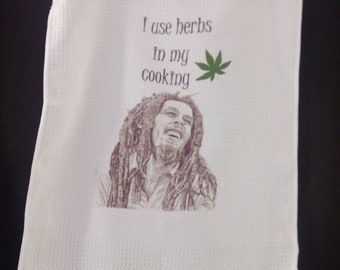 Bob Marley tea towel