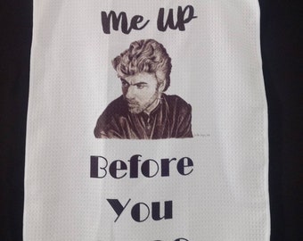 George Michael tea towel