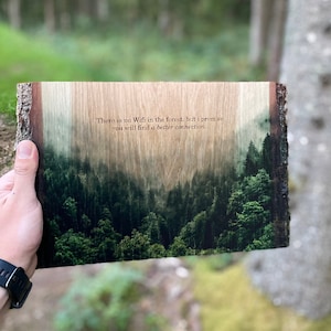 Oak plate, wall hanging, wall decor, no wifi, natural oak.