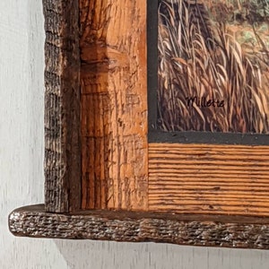 Rústico madera de granero recuperada arte de vida silvestre | Etsy