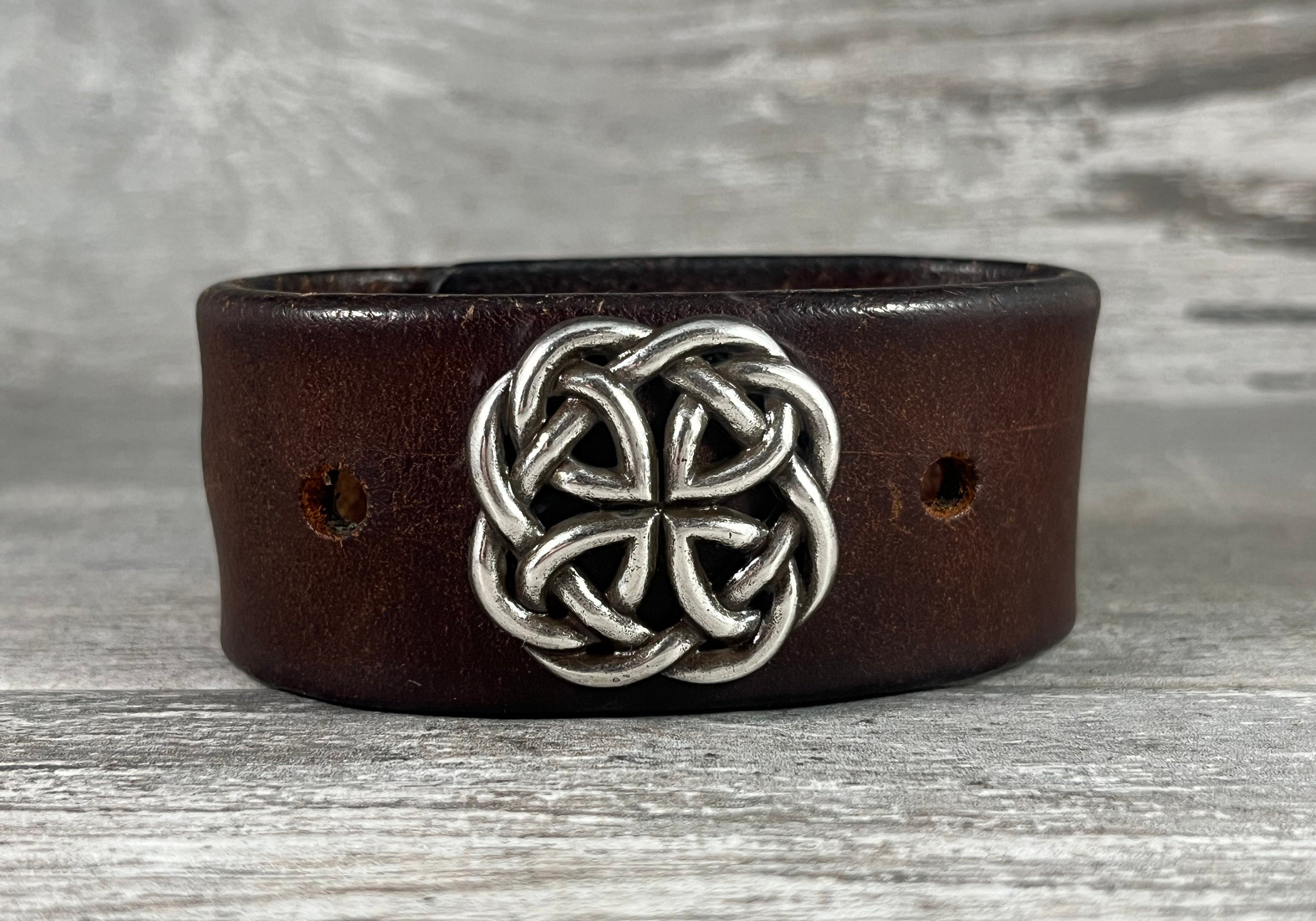 Tree of Life, Copper & Leather Cuff Bracelet, Unisex Jewelry, Hand Carved,  Brown Leather Adjustable Cuff, Size 6.75-8, Earthy Rustic Jewelry