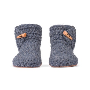 Say Goodbye to Slipper Sock Slippage. Unique Heel-Hugging Design. Sustainably Handmade from Wool for Cozy Warm Comfort. For Men & Women image 6