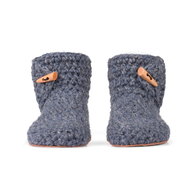 Say Goodbye to Slipper Sock Slippage. Unique Heel-Hugging Design. Sustainably Handmade from Wool for Cozy Warm Comfort. For Men & Women image 6