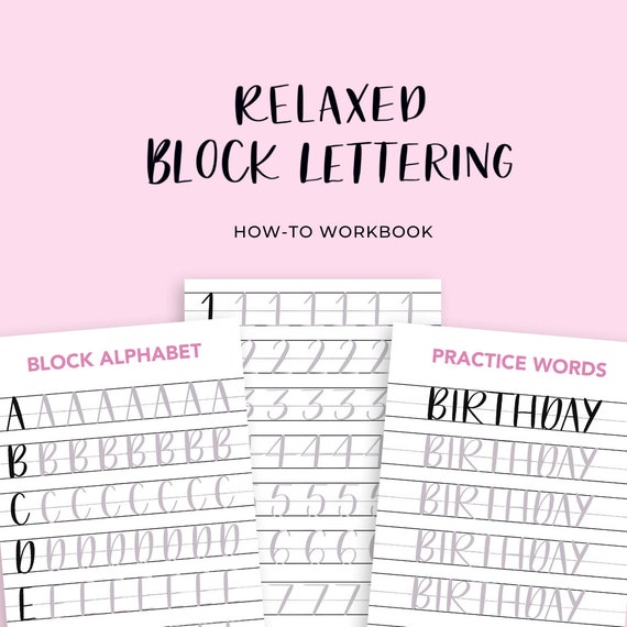 Lettering calligraphy workbook hotsell