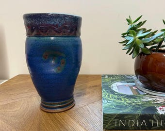 Hand-thrown Stoneware Pottery Vase