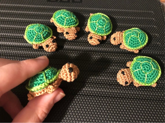 Tiny Turtle Keychain or Desk Friend! Handmade! - Etsy