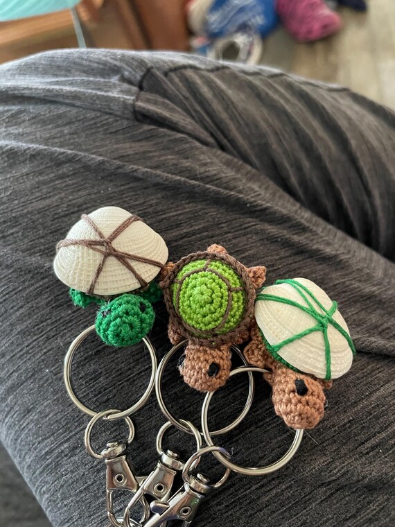 Tiny Turtle Keychain or Desk Friend! Handmade! - Etsy