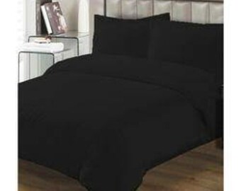 Black Duvet Cover Etsy
