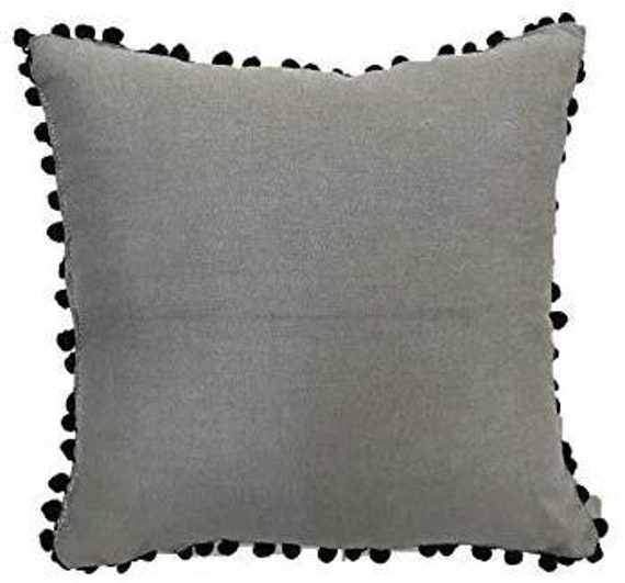 Euro Sham Covers Pom-pom Throw Pillow 
