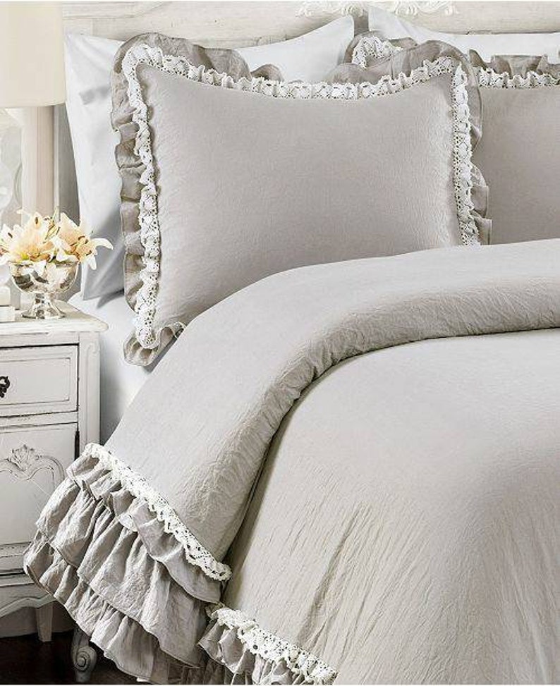 Pearl White Comforter Cover Solid Colour Minimalist Soft Warm Etsy