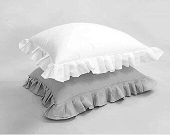 eyelet trimmed pillowcases