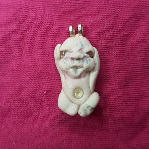ugly baby strange pendant ,  weird and cute