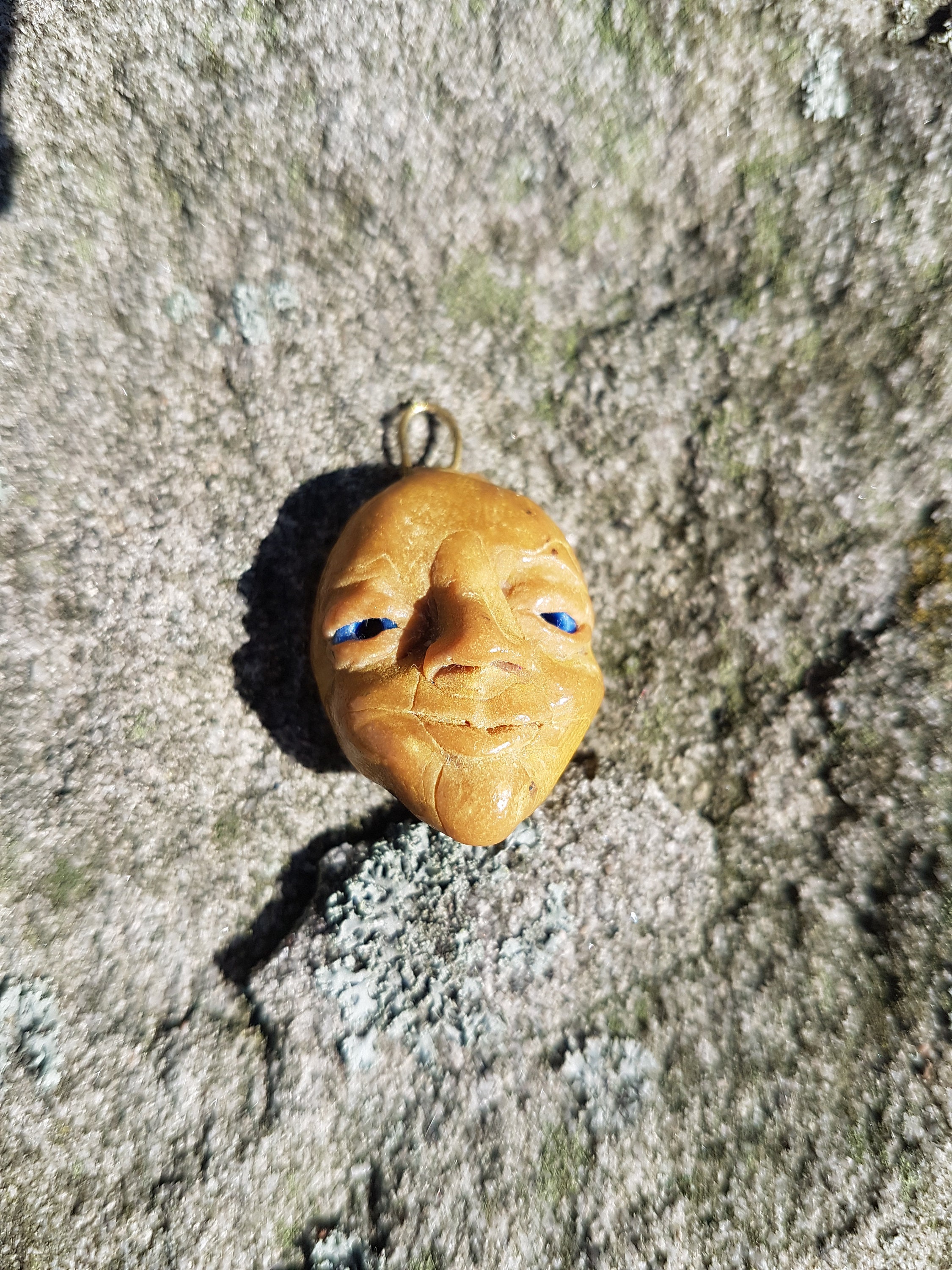 ugly and cute,doll head pendant