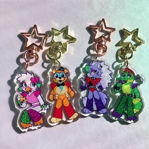 FNAF: SB Acrylic Charms