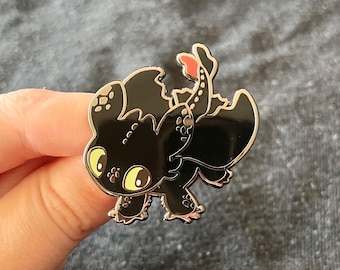 Night Dragon Enamel Pin