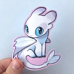 Little Light Fury Dragon Sticker