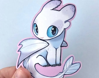 Little Light Fury Dragon Sticker