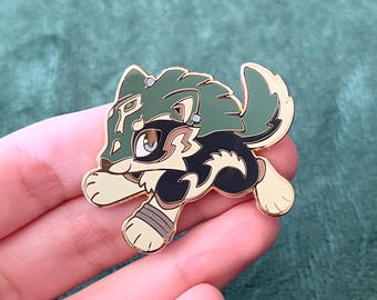 Wolf Hero Link Enamel Pin
