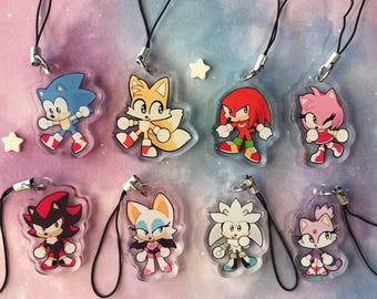 SERIES 1 Hedgehogs and Friends Mini Acrylic Phone Charms