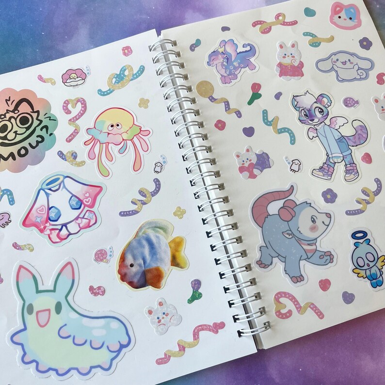 PREORDER Sticker Hoard Reusable Sticker Collecting Book Etsy