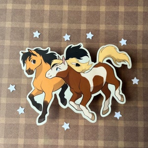 Nostalgic Horses Sticker