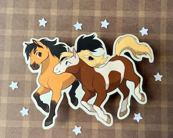 Nostalgic Horses Sticker