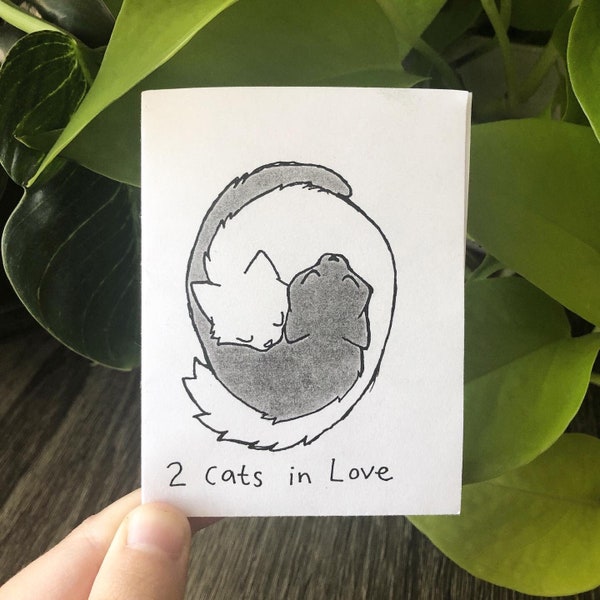 2 Cats in Love Mini Zine