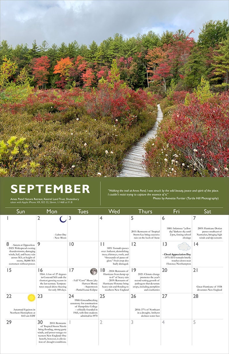 2024 Clouds Amherst Wall Calendar image 7