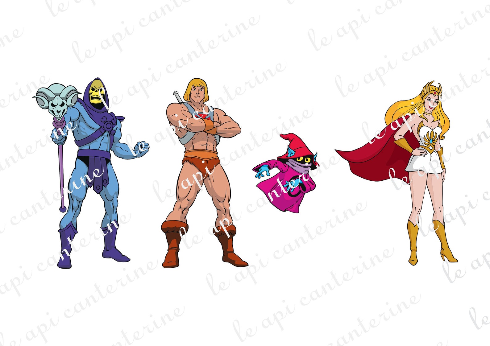 human and the masters of the universe