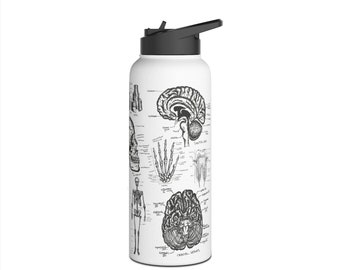 Anatomy Gift Stainless Steel Water Bottle | Nursing gift | Medical Gift | Doctor Gift | Hospital  | Nursing Student Gifted | Waterbottle