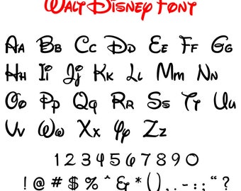 Free Free 81 Disney Letters Svg SVG PNG EPS DXF File