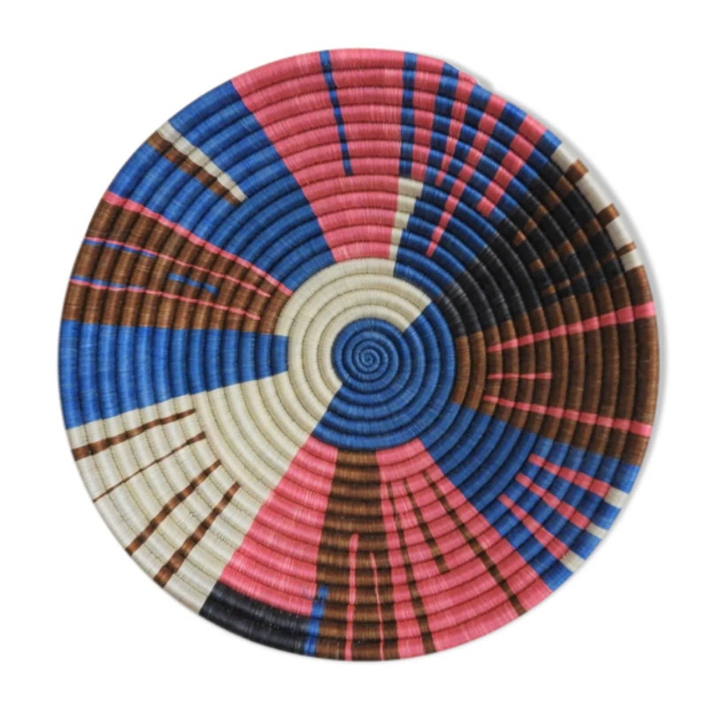 Panier Mural Africain Du Rwanda, Panier Ethnique Décoratif et Boho