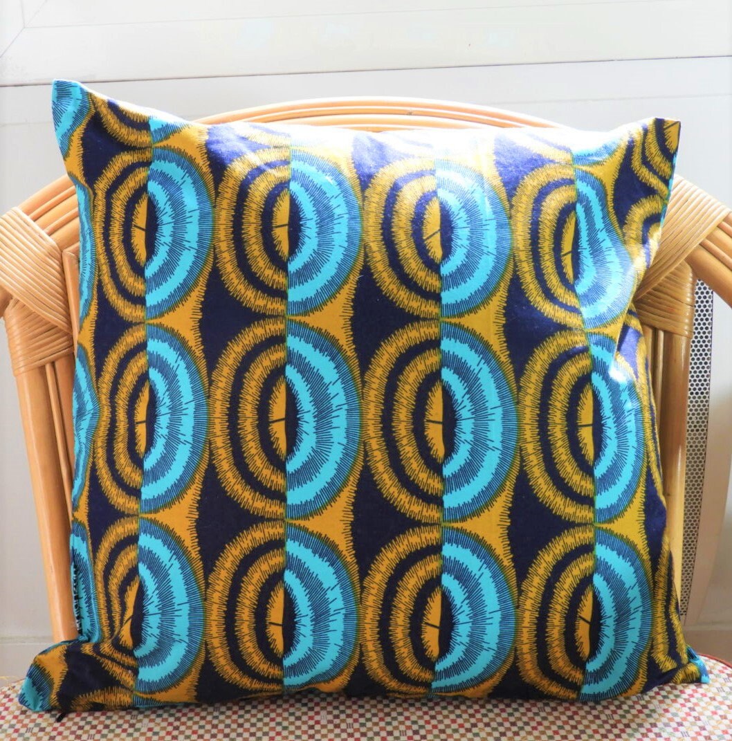 Housse de Coussin en Wax