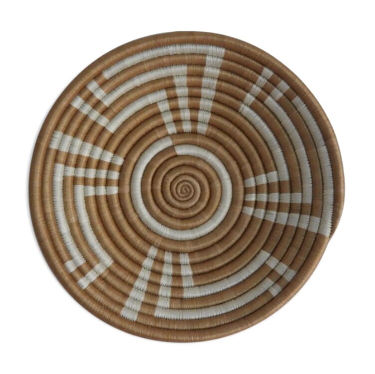 Panier Mural Africain Du Rwanda, Panier Ethnique Décoratif et Boho