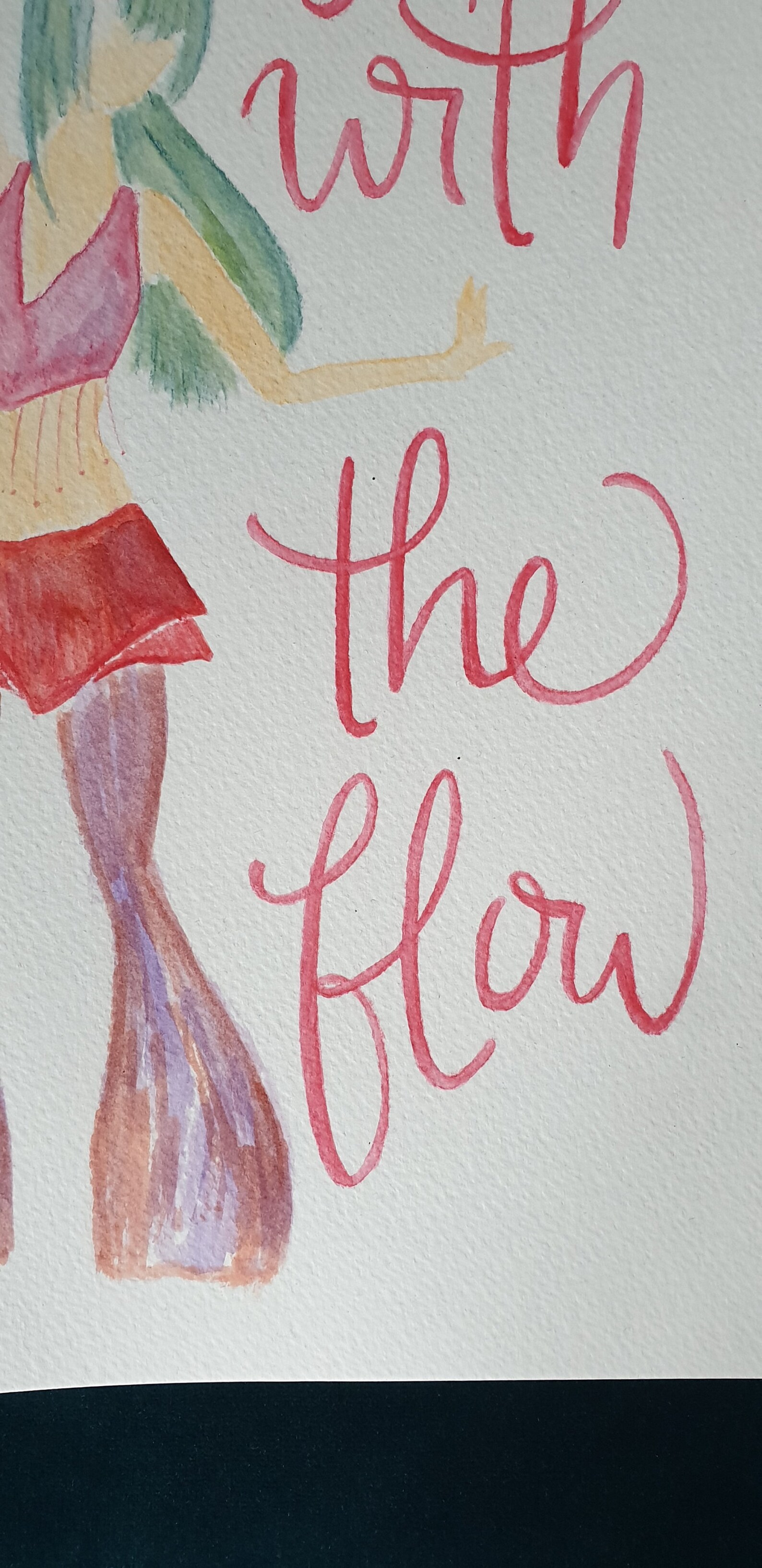 Hula hoop art circus wall art flow arts A4 size Go with Etsy