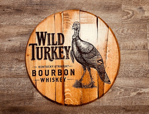 Wild Turkey Bourbon Lid | Wild Turkey Whiskey Bourbon Barrel Head