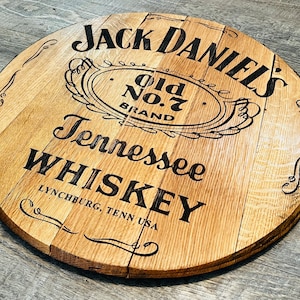Jack Daniels Label | Jack Daniels | Tennessee Whiskey | Jack Daniels Sign | Barrel Head | Jack Daniels sign | Jack Daniels | bourbon gifts
