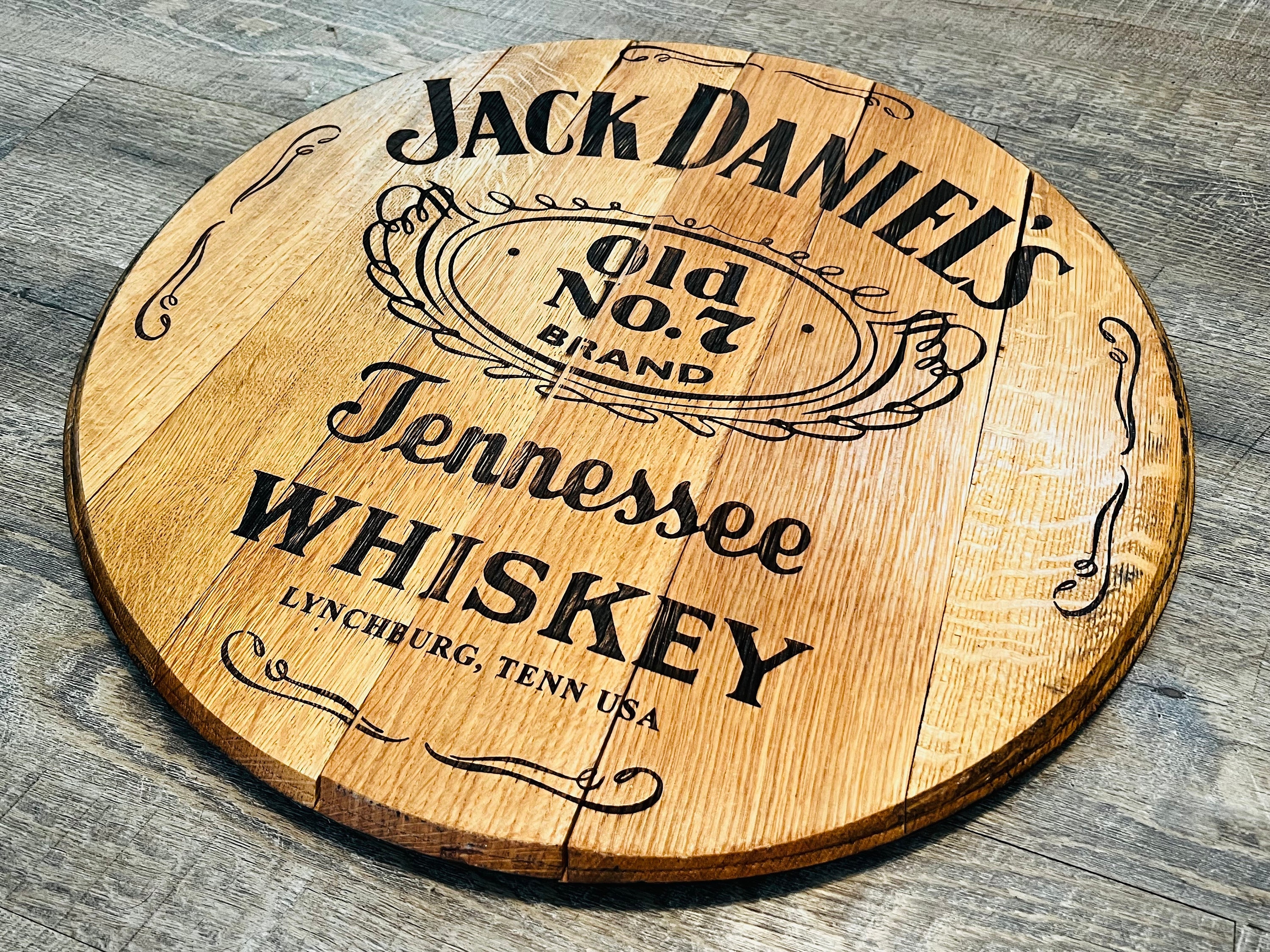 Jack Daniel's 2017 Barrel Tree Wood Ornament - The Whiskey Cave