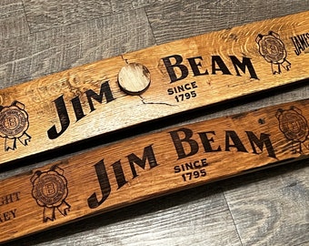 Whiskey Barrel Stave Wall Décor Jim Beam Kentucky Distillery