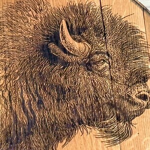 Buffalo Trace whiskey bourbon barrel head