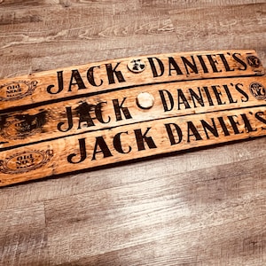 Bourbon Barrel | Jack Daniels Whiskey | Barrel Stave | Wall Art | Jack Daniels | Jack Daniels Gift Ideas | Jack Daniels Sign | Bourbon Gift