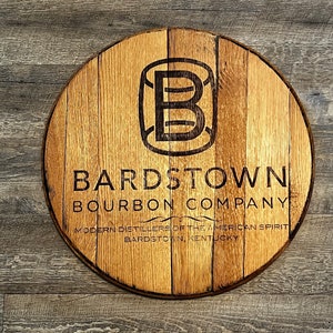 Bardstown Kentucky Bourbon Barrel Head | Great gift for him | Bourbon Gift Idea | Bourbon barrel head - Bardstown