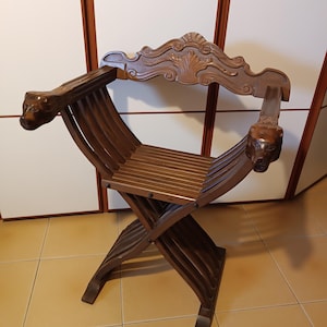 Italian savonarola chair - Etsy 日本