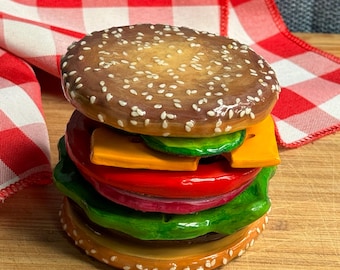Burger Coaster Set (set of 8)
