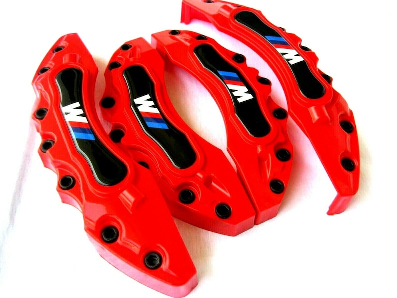 4x Brake Calliper Covers for BMW M POWER E46 E39 E90 E60 F10 X1 X2 X3 ...