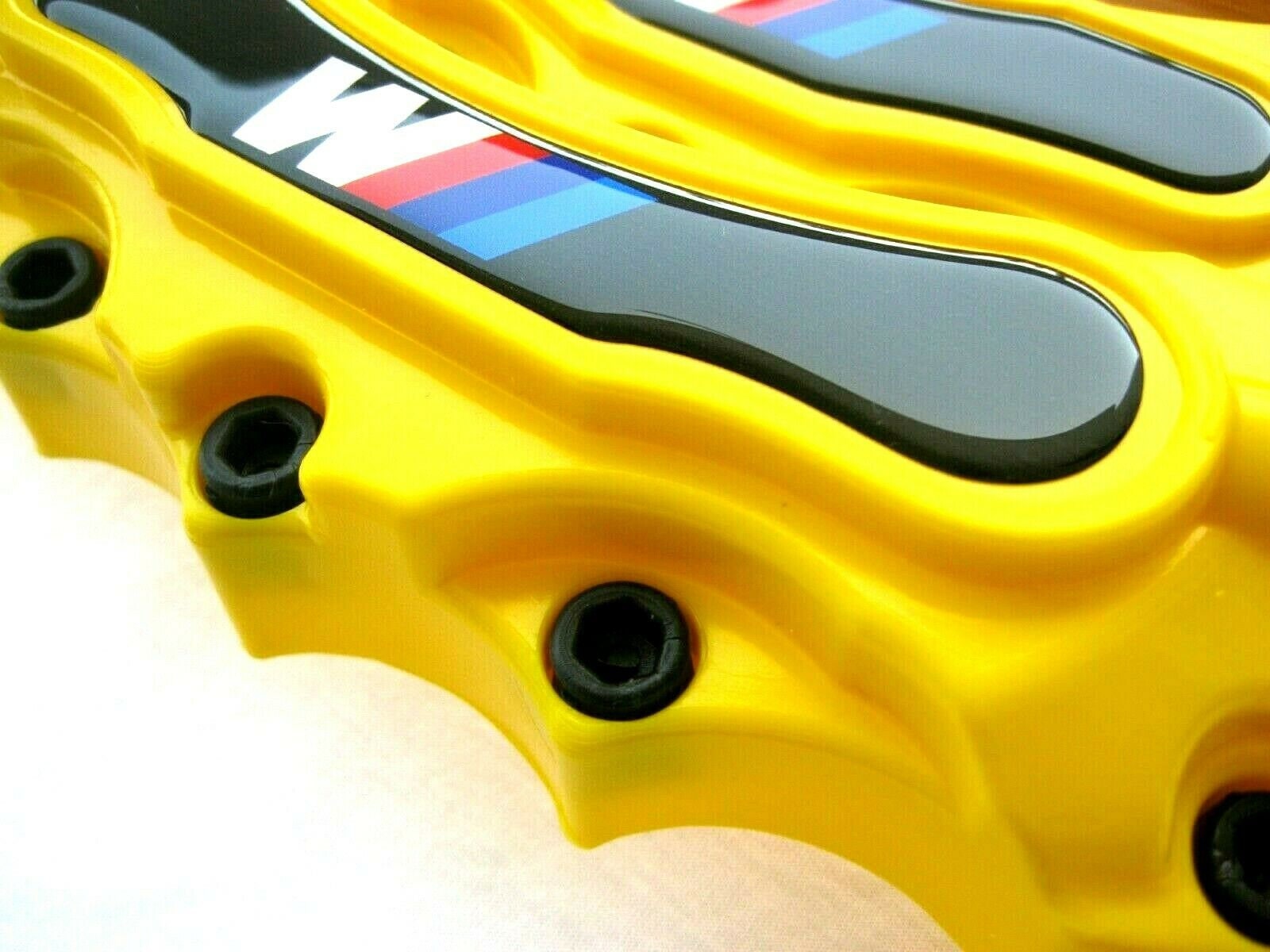 Yellow Brake Caliper Covers Set for BMW M Power E30 E46 E39 E90 E60 F10 ...