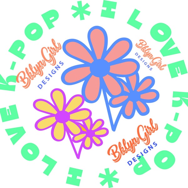 I love K-Pop SVG