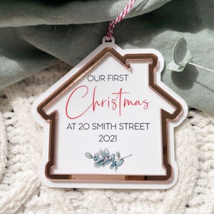First Home Christmas decoration Personalised Christmas House Decoration Custom Christmas tree decoration home Christmas Decor image 2