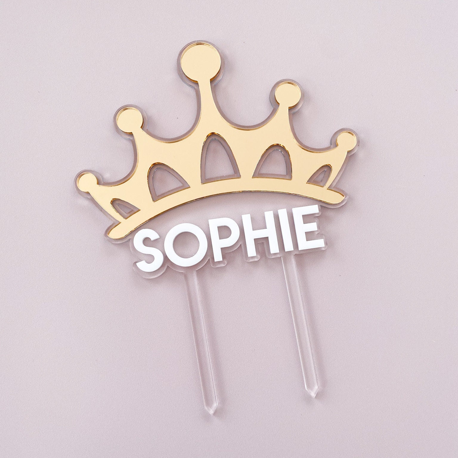 Princess Theme Cake Topper Tiara Cake Topper 3D Cake Etsy Australia